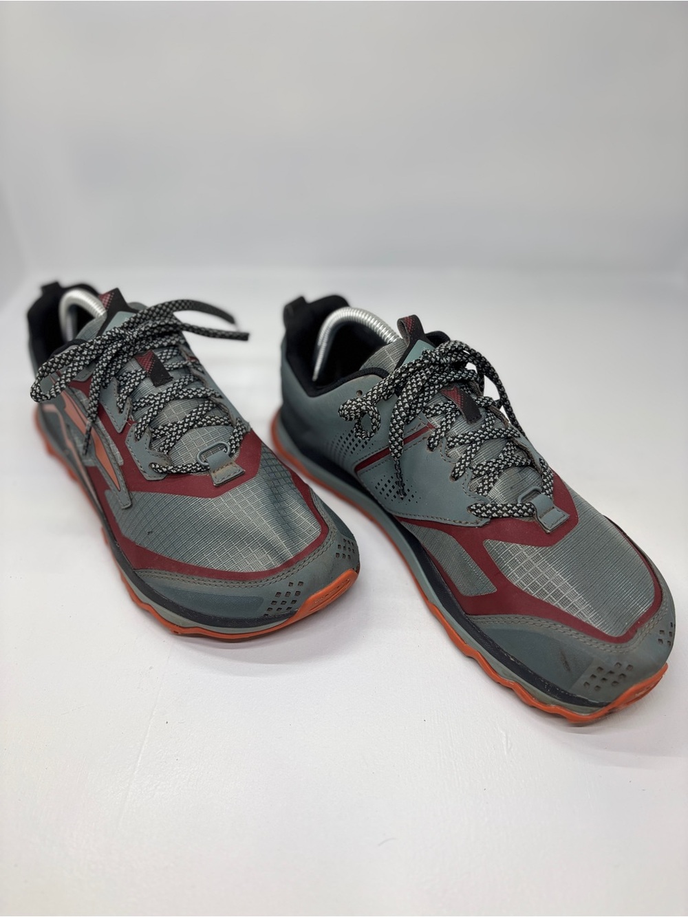 Altra Lone Peak 5 Trail Running Shoes Gray Orange Men’s US 9 Zero Drop - Picture 8 of 16